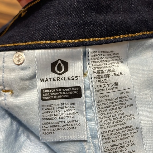 Levi's Levi 311 Shaping Skinny Hypersoft Mid Rise Tummy Slimming Jeans 34 x 30 - Picture 12 of 15